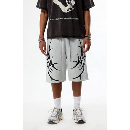 Pacsun Men's Warping in Time Fleece Sweat Shorts
