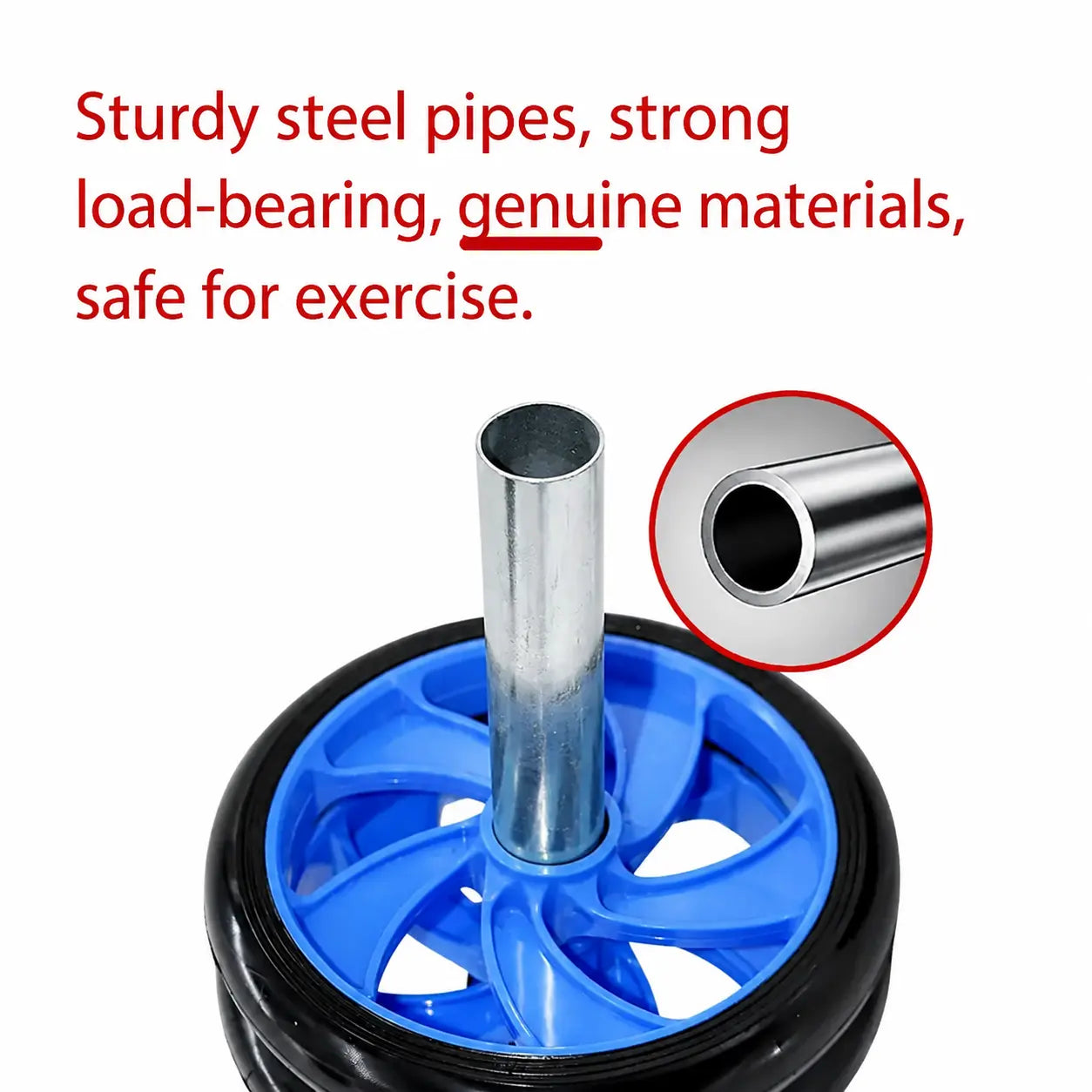 Double Wheel Abs Roller - Silent Dual-Wheel Core Trainer for Abdominal Strength and Waist Conditioning, Compact Home Fitness Equipment Ideal for Core Workouts, Perfect Father's Day Gift