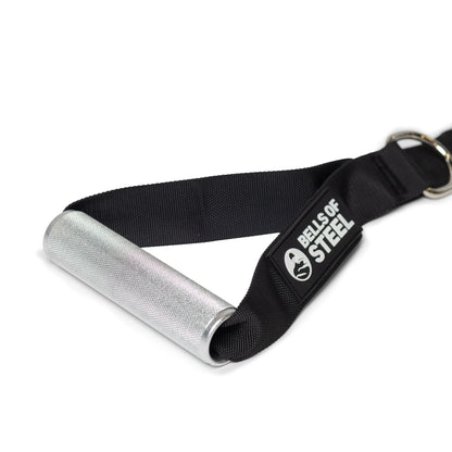 Rustproof Aluminum Gym Handles with Adjustable Straps and Smooth Rotation for Cable Machines, Chest Flys, and Shoulder Raises
