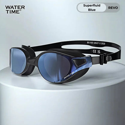 WATERTIME Wide View Adult Swim Goggles with Anti-Fog Technology, Soft Silicone Seal, and Adjustable Strap