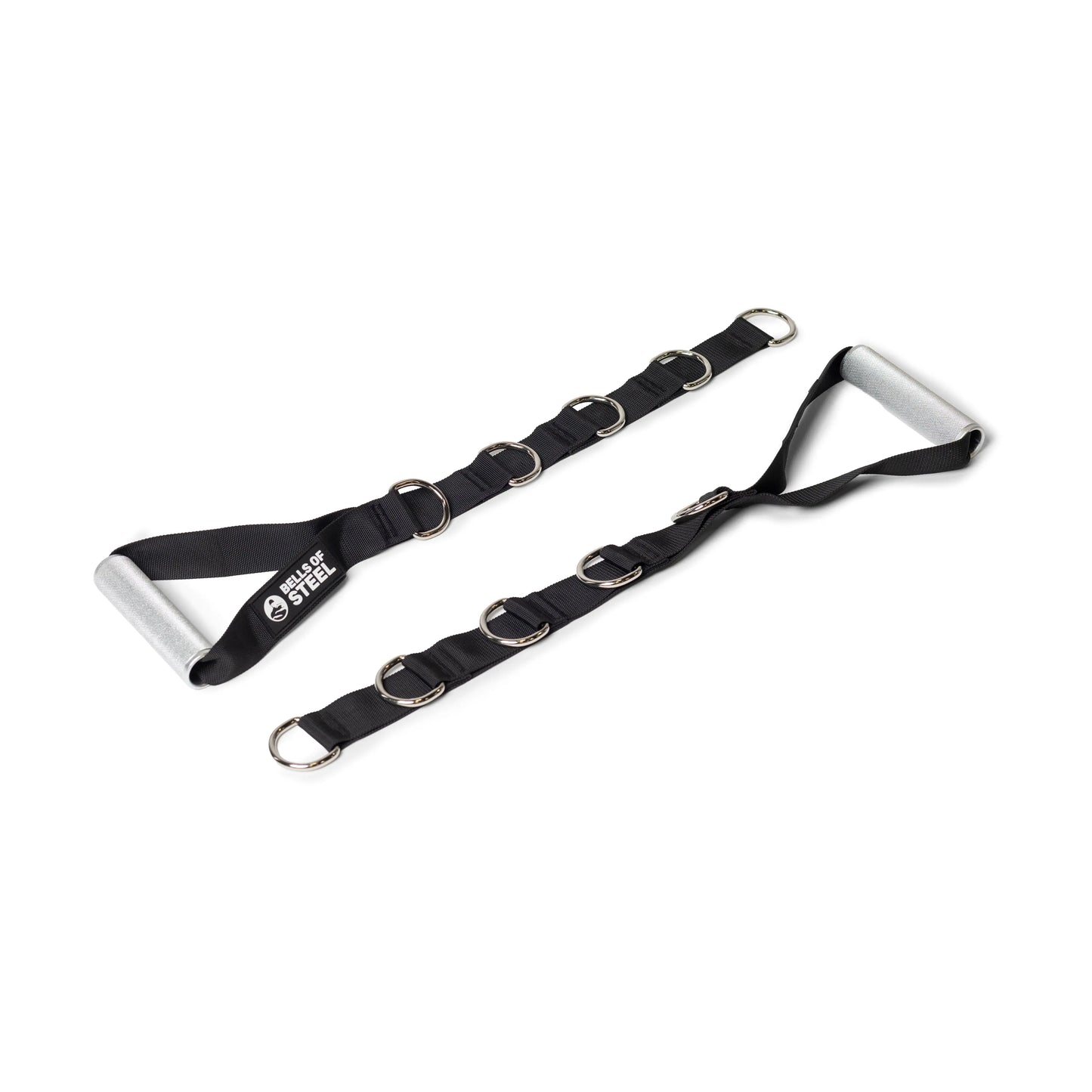Rustproof Aluminum Gym Handles with Adjustable Straps and Smooth Rotation for Cable Machines, Chest Flys, and Shoulder Raises