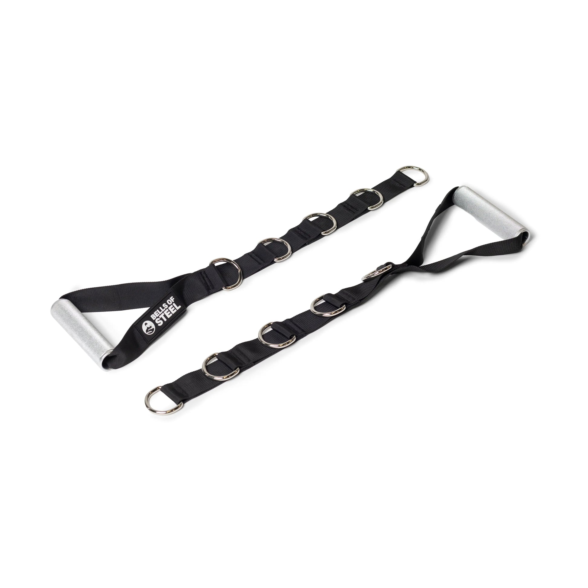 Rustproof Aluminum Gym Handles with Adjustable Straps and Smooth Rotation for Cable Machines, Chest Flys, and Shoulder Raises