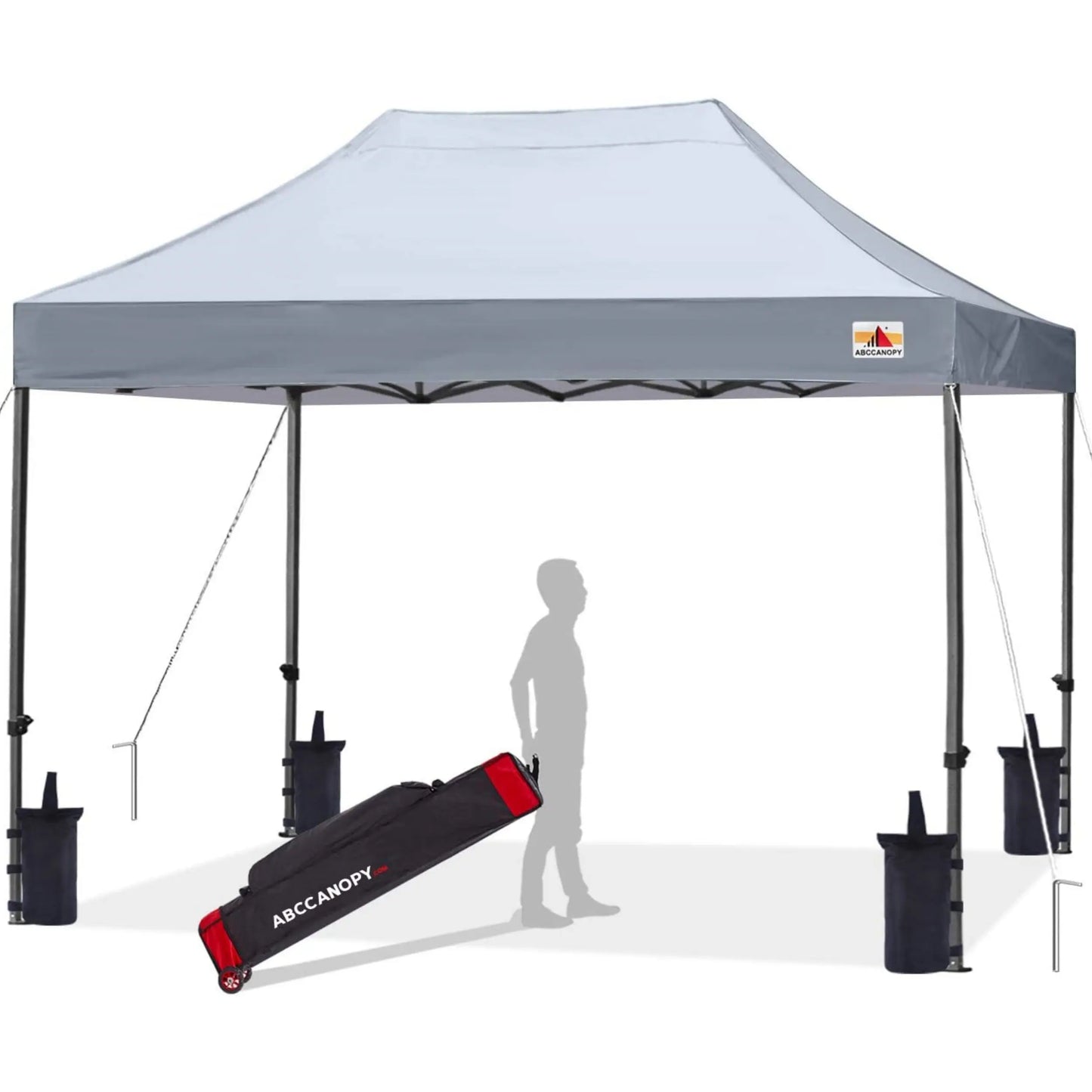 ABCCANOPY Commercial-Series Heavy-Duty 8x12 Patio Pop-Up Canopy Tent