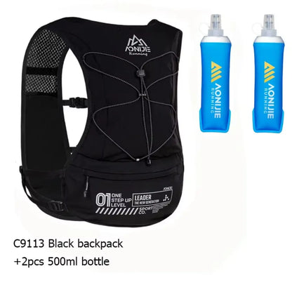 AONIJIE 5L Hydration Running Vest - Multifunctional Water Backpack with Bladder for Trail Running, Sports, and Outdoor Activities for Men and Women