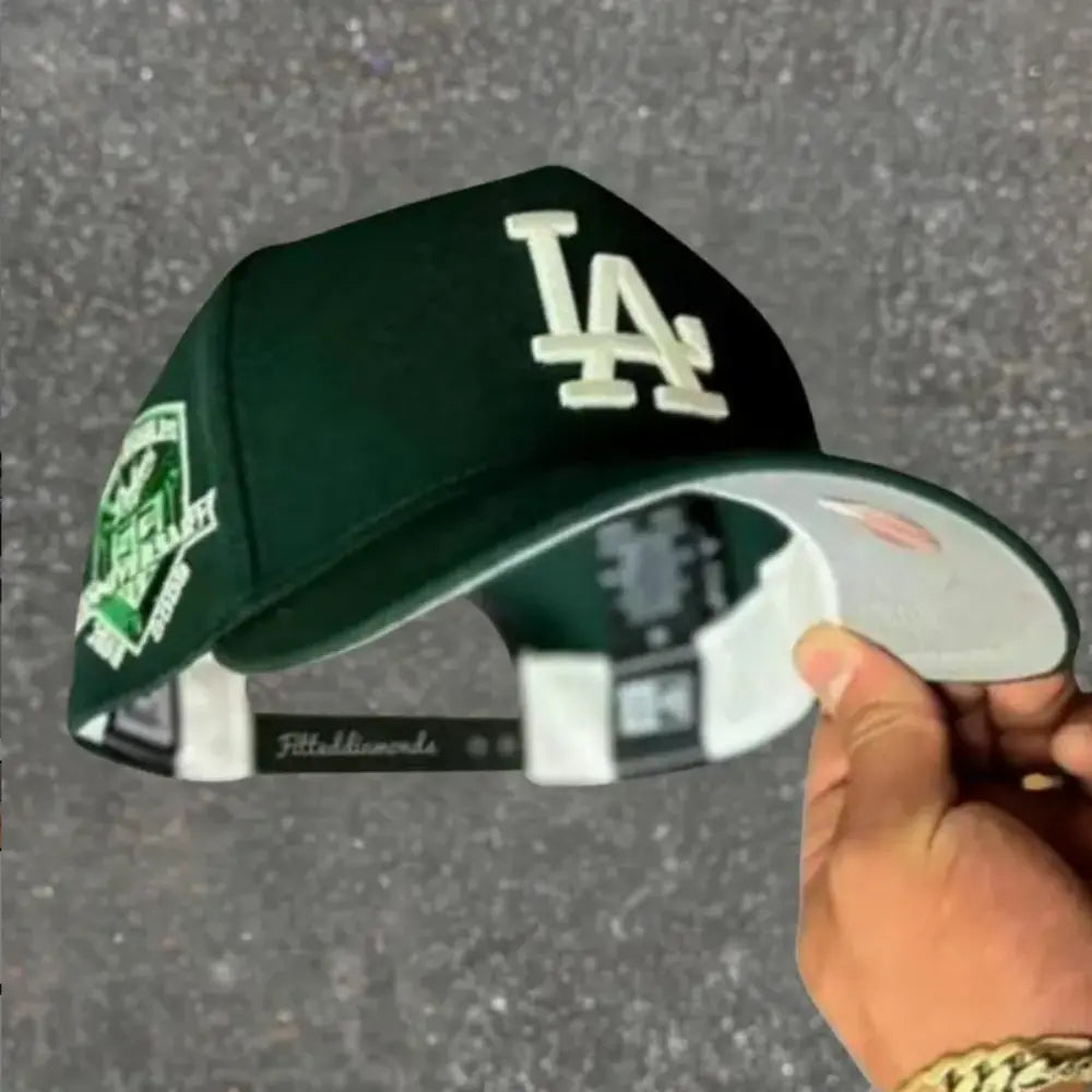 Premium MLB Fitted Caps for NY & LA – Stylish Flat Peak Design in Vibrant Colors, Ideal for Streetwear and Sports Enthusiasts