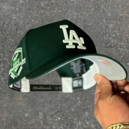 Premium MLB Fitted Caps for NY & LA – Stylish Flat Peak Design in Vibrant Colors, Ideal for Streetwear and Sports Enthusiasts