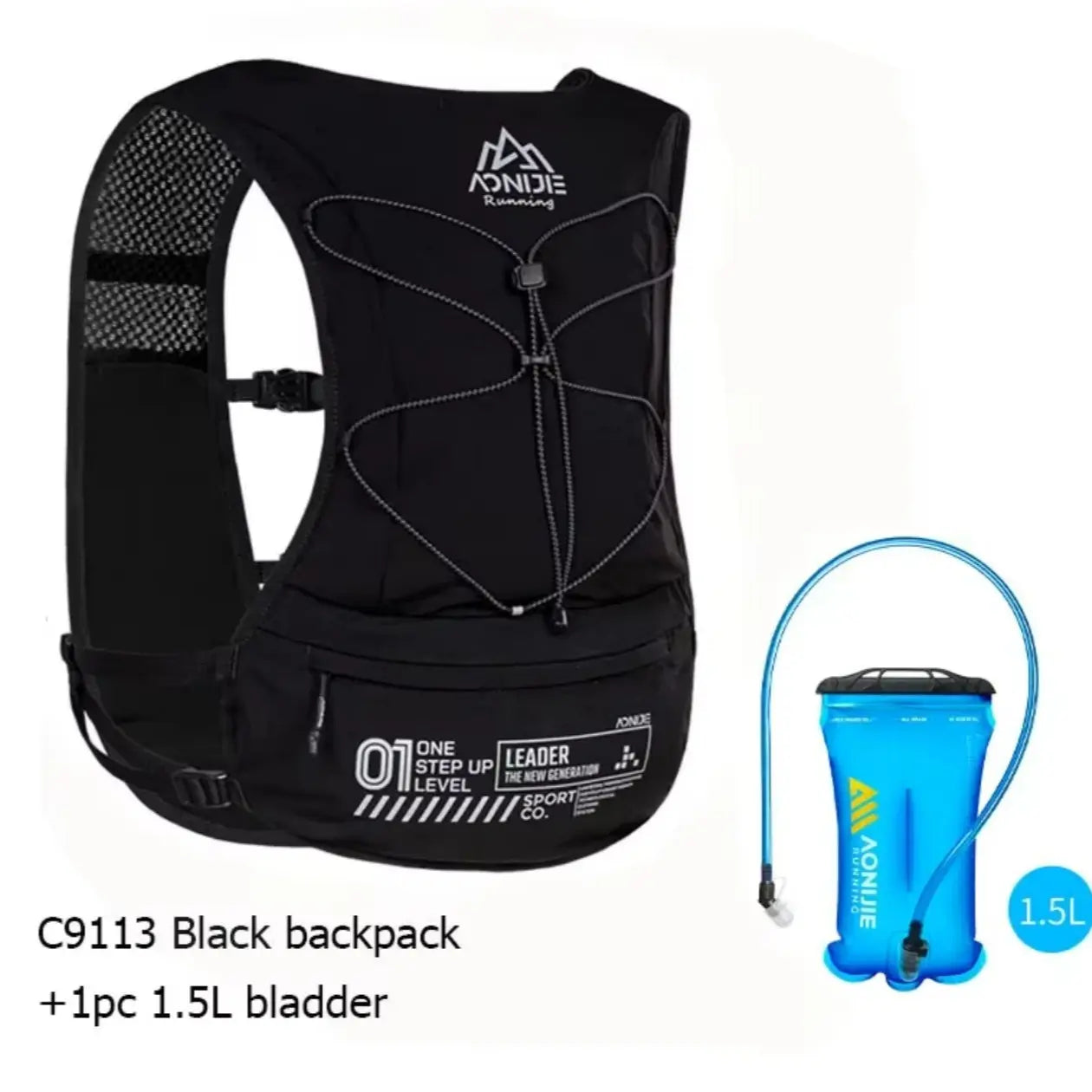 AONIJIE 5L Hydration Running Vest - Multifunctional Water Backpack with Bladder for Trail Running, Sports, and Outdoor Activities for Men and Women
