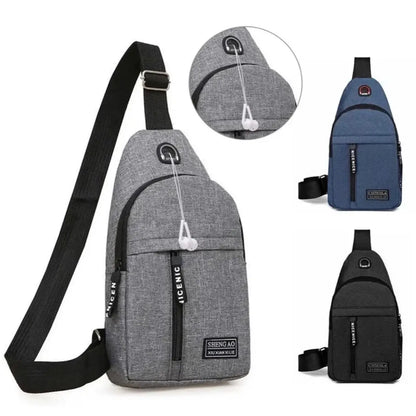 Men's Sling Bag - Crossbody Chest Pack for Sports and Travel