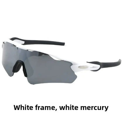 Polarized UV400 Sports Sunglasses for Men and Women, Lightweight TR90 Frame, Windproof Anti-Glare Design for Cycling, Running, Hiking, Camping, Fishing, Driving, Golf, and Outdoor Activities