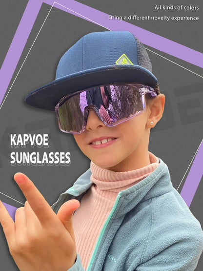 KAPVOE Fashion Sports Eyewear for Outdoor Activities – Unisex Cycling and Hiking Glasses