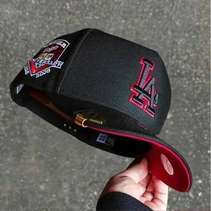 Premium MLB Fitted Caps for NY & LA – Stylish Flat Peak Design in Vibrant Colors, Ideal for Streetwear and Sports Enthusiasts