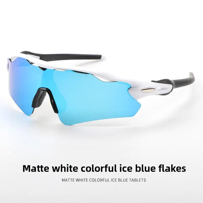 Polarized UV400 Sports Sunglasses for Men and Women, Lightweight TR90 Frame, Windproof Anti-Glare Design for Cycling, Running, Hiking, Camping, Fishing, Driving, Golf, and Outdoor Activities