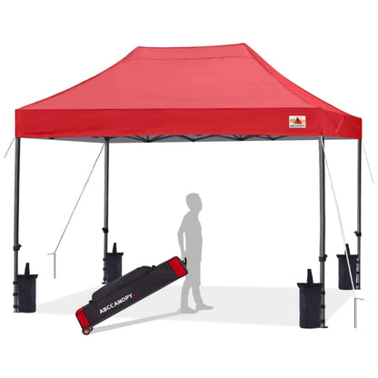 ABCCANOPY Commercial-Series Heavy-Duty 8x12 Patio Pop-Up Canopy Tent