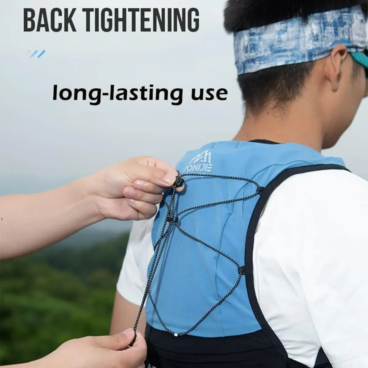 AONIJIE 5L Hydration Running Vest - Multifunctional Water Backpack with Bladder for Trail Running, Sports, and Outdoor Activities for Men and Women