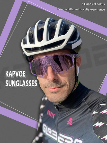 KAPVOE Fashion Sports Eyewear for Outdoor Activities – Unisex Cycling and Hiking Glasses