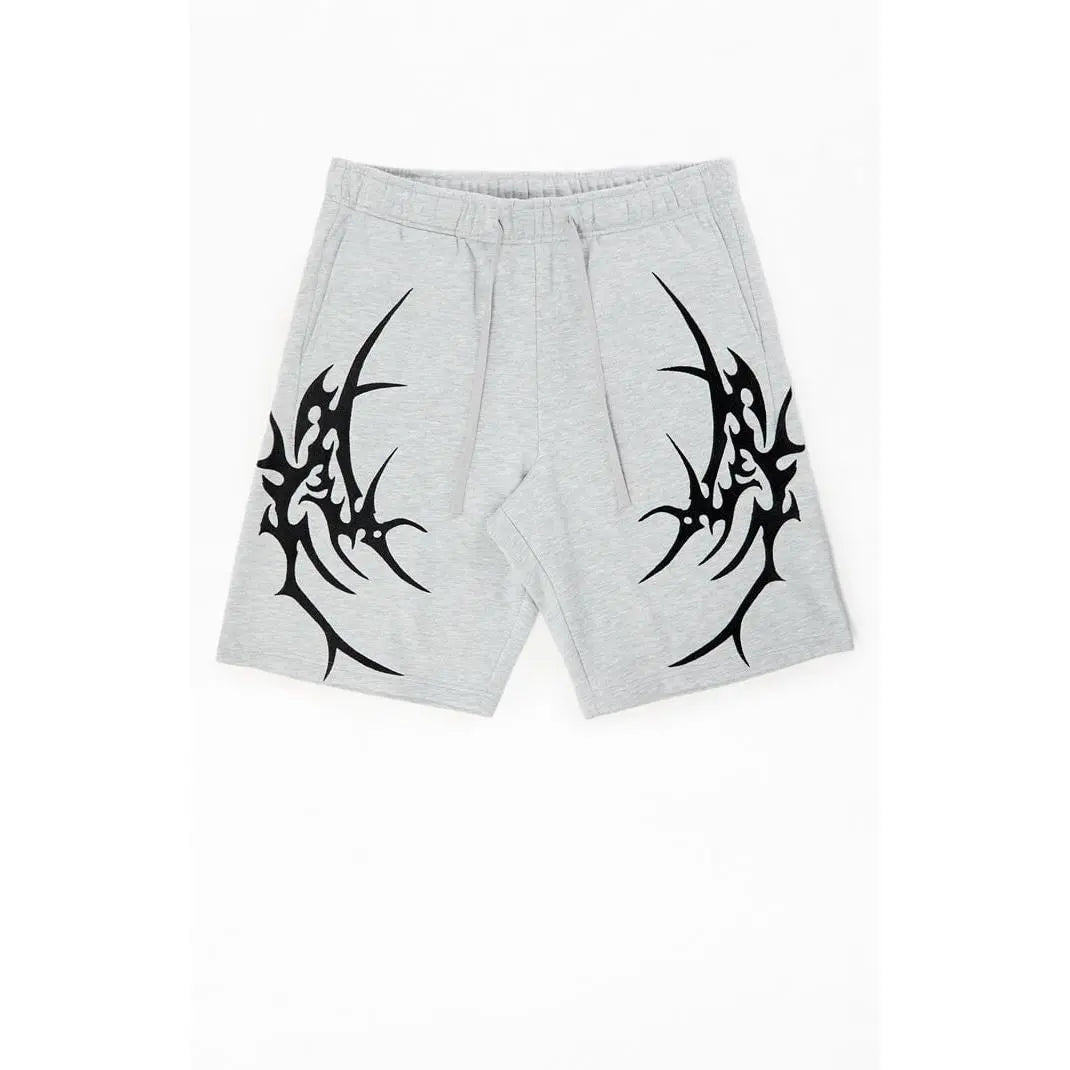 Pacsun Men's Warping in Time Fleece Sweat Shorts
