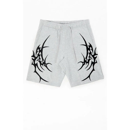 Pacsun Men's Warping in Time Fleece Sweat Shorts
