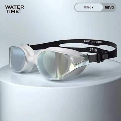 WATERTIME Wide View Adult Swim Goggles with Anti-Fog Technology, Soft Silicone Seal, and Adjustable Strap