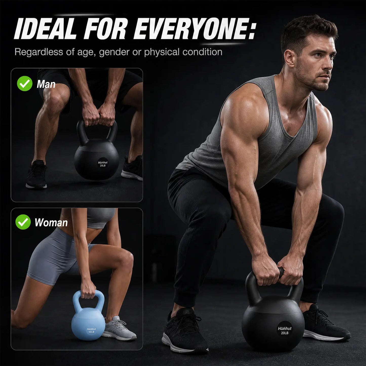 Soft Kettlebell with Handle - Premium Home Gym Equipment for Strength Conditioning and Core Training