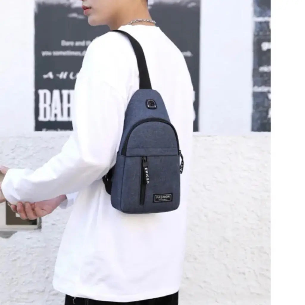 Men's Sling Bag - Crossbody Chest Pack for Sports and Travel